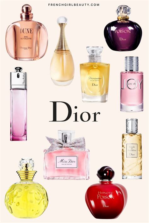 dior ladies fragrance|christian dior fragrances list.